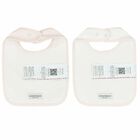 Ivory & Pink Logo Baby Bibs ( 2-Pack ), 2, hi-res