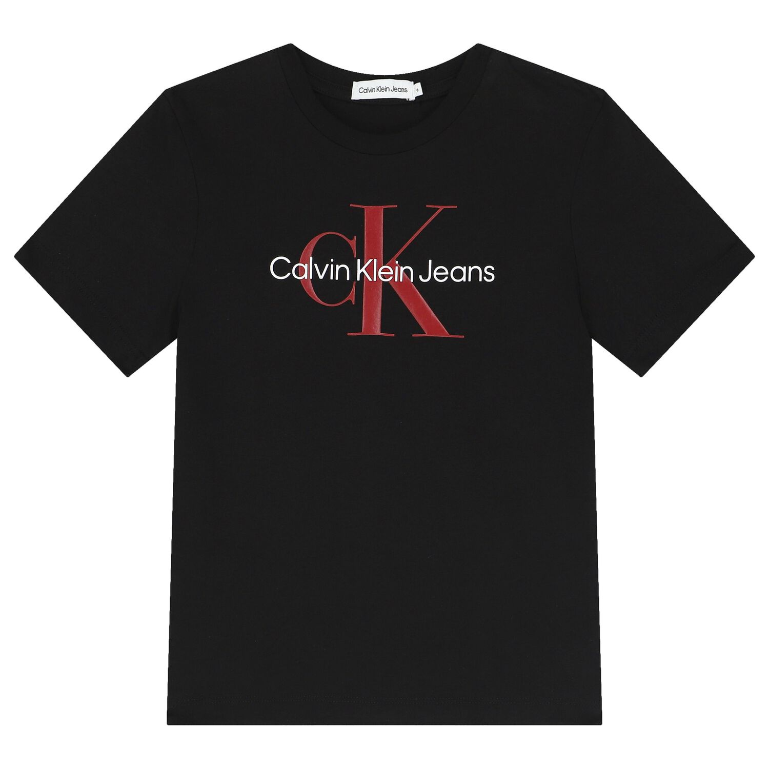 Boys Black Logo T-Shirt, 3, hi-res image number null