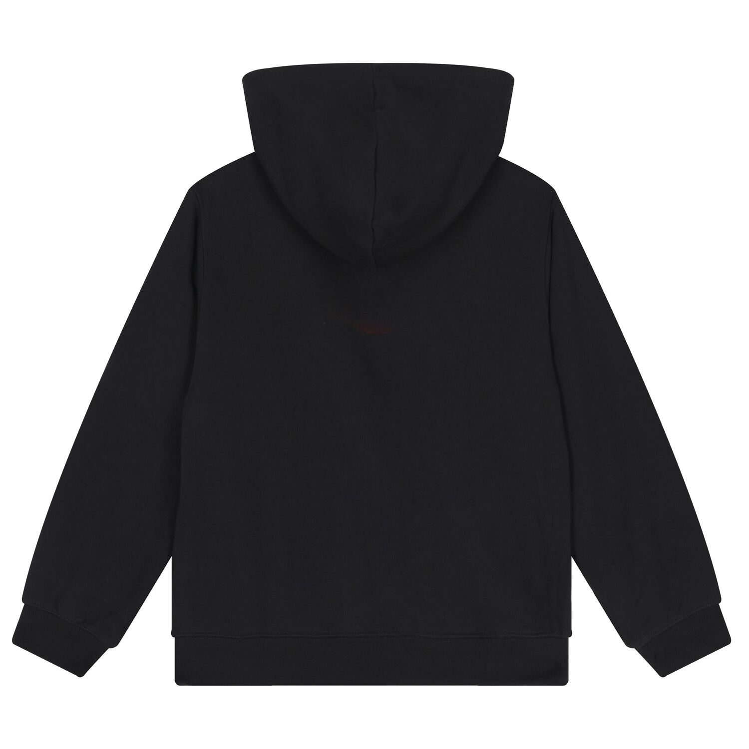 Black Jordan Logo Hooded Zip Up Top, 1, hi-res