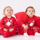 Girls Red Logo Leggings Set, 1, hi-res