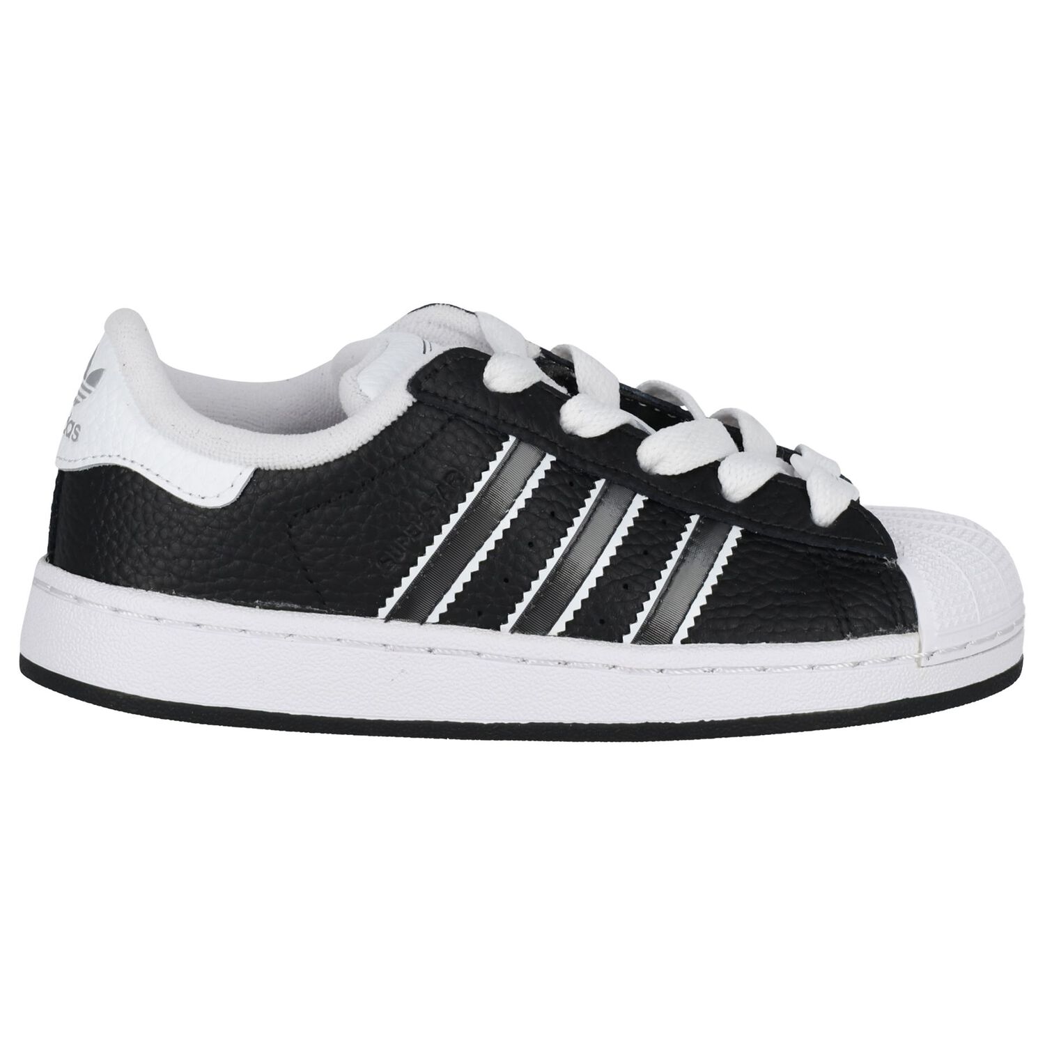 Black Superstar Trainers, 1, hi-res