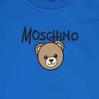 Younger Blue Teddy Bear Logo Sweatshirt, 3, hi-res