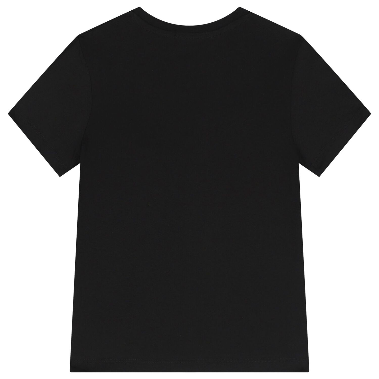 Boys Black Logo T-Shirt, 7, hi-res