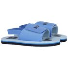 Boys Blue Logo Sandals, 4, hi-res