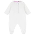 Baby Girls White & Blue Orchidee Babygrow Gift Set, 1, hi-res