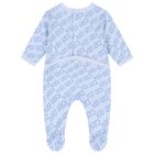 Blue Logo Babygrows ( 2-Pack ), 2, hi-res
