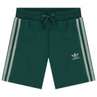 Boys Green Logo Shorts Set, 1, hi-res