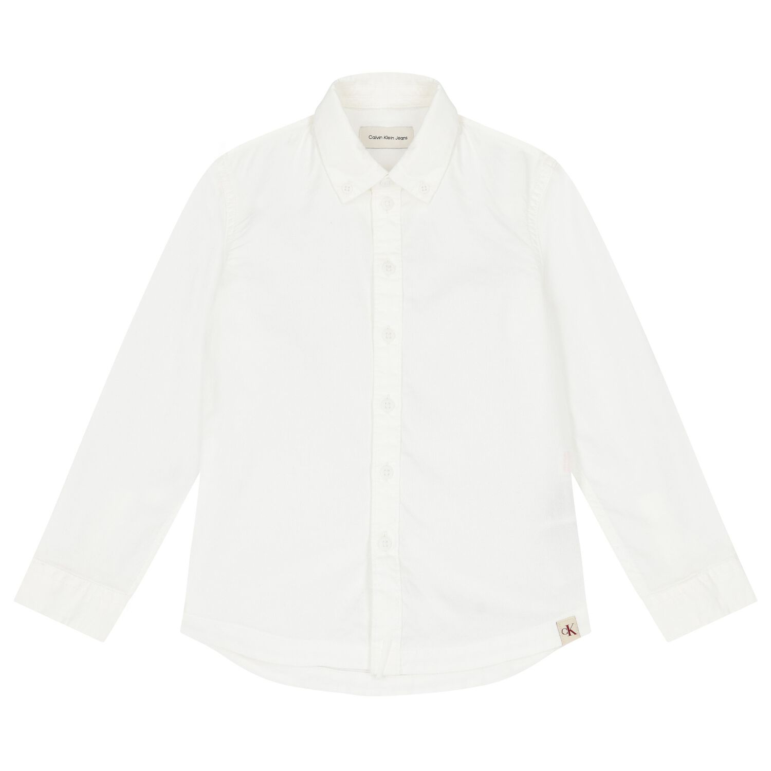 Boys White Logo Shirt, 2, hi-res image number null