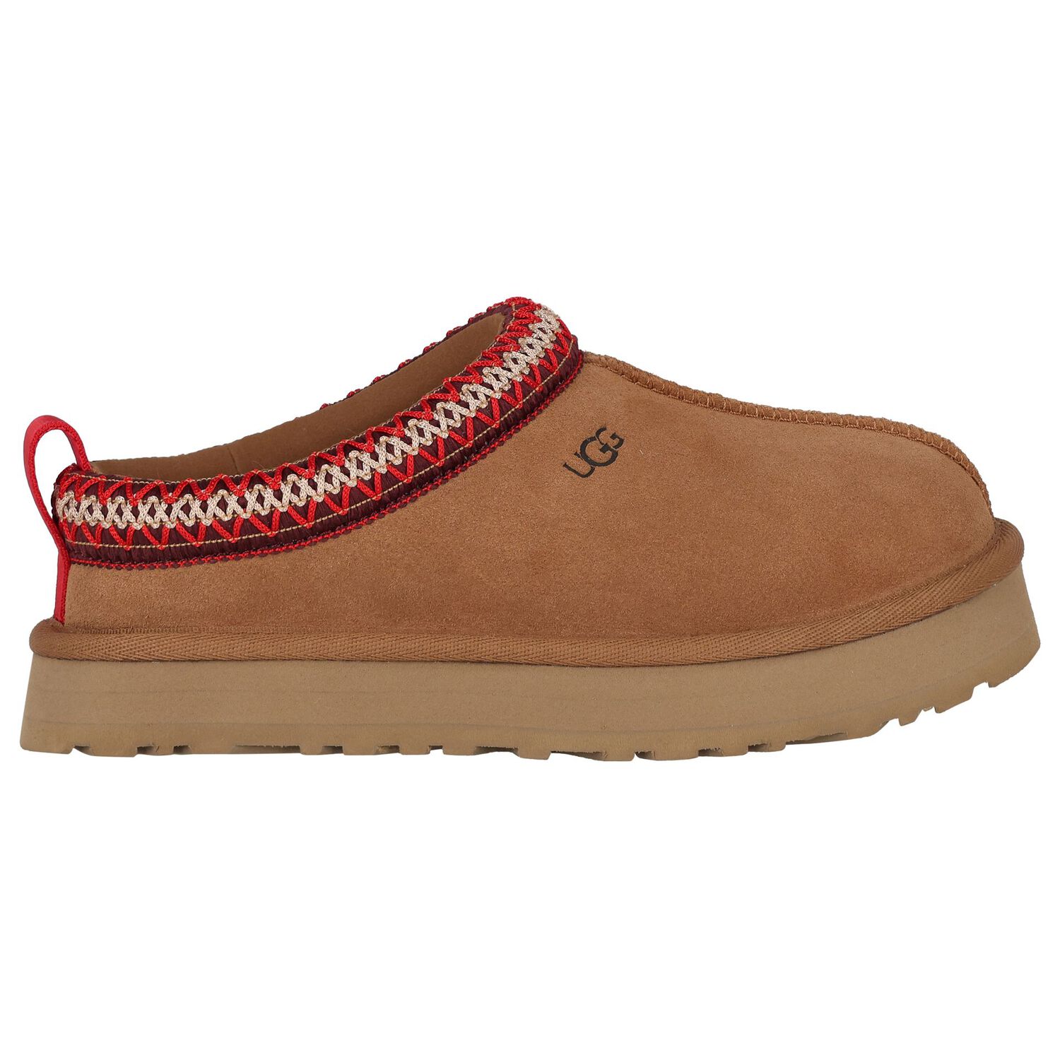 Chestnut Brown Tazz Suede Mules, 1, hi-res