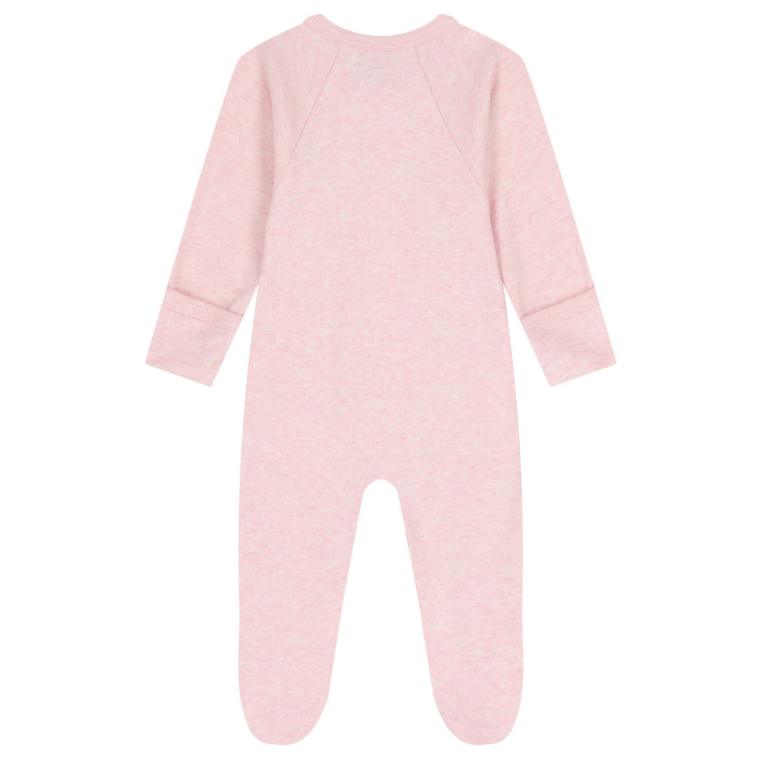 Baby Girls White & Pink Babygrows ( 4 Pack ), 4, hi-res