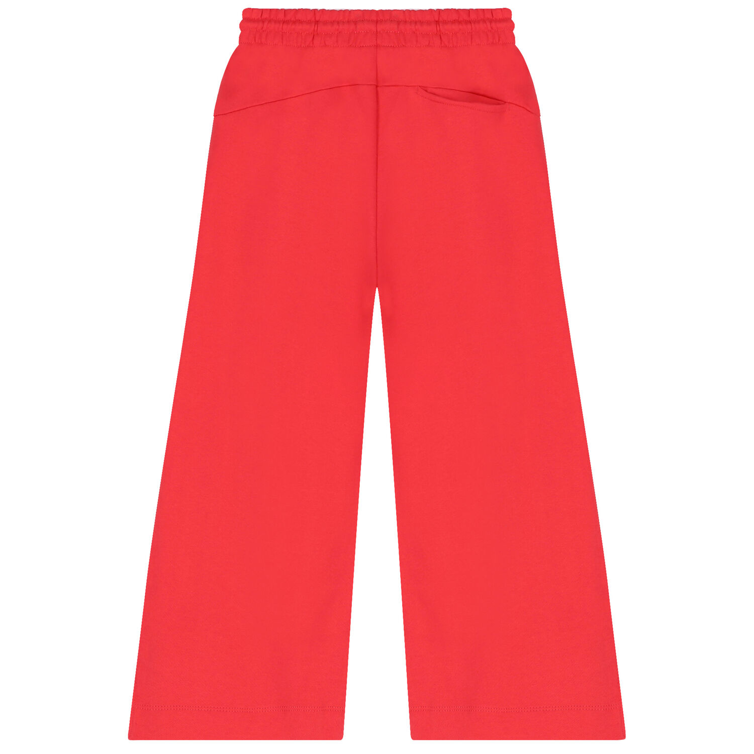 Girls Pink Logo Wide Leg Trousers, 1, hi-res