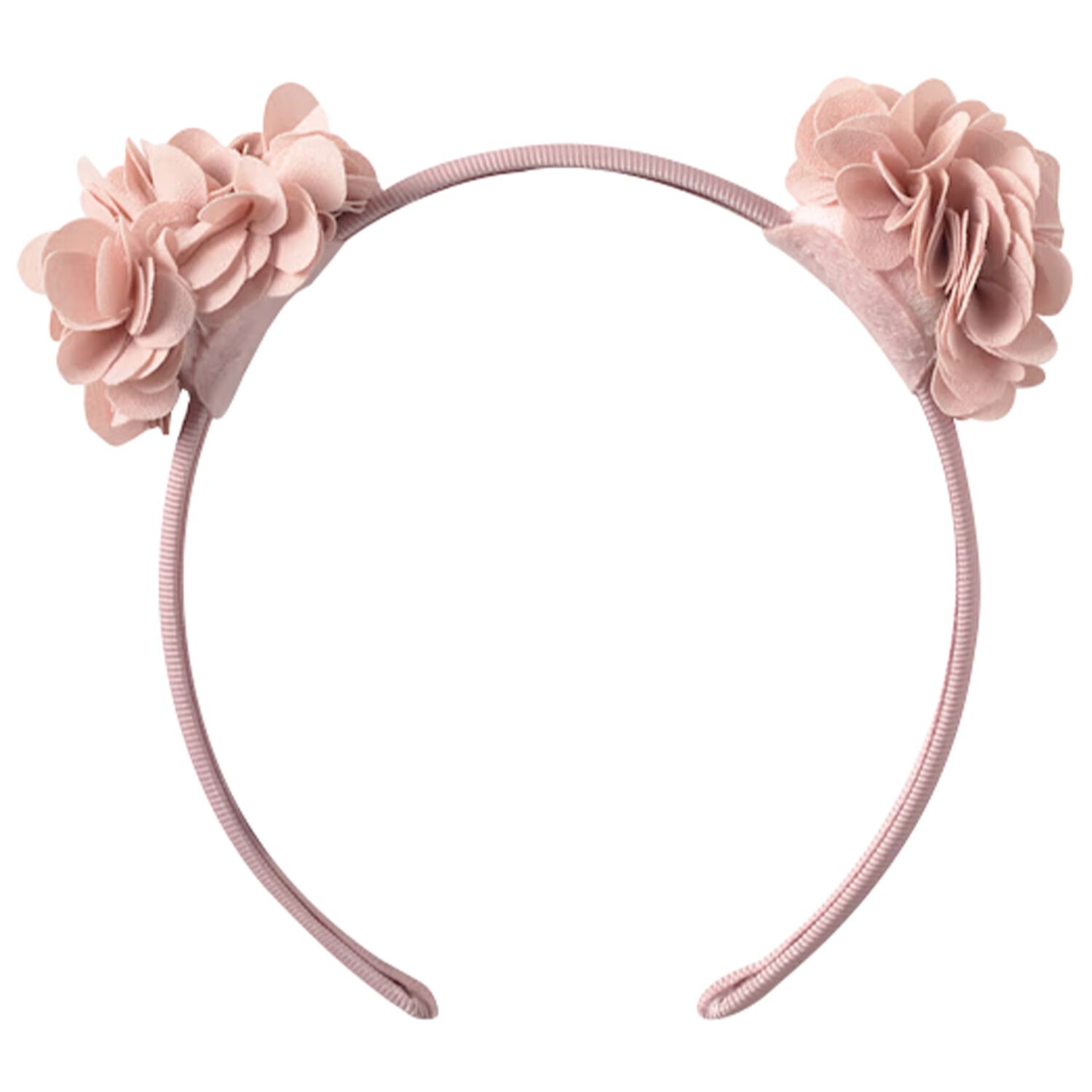 Girls Pink Flower Headband, 1, hi-res