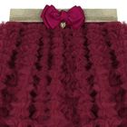 Girls Burgundy & Gold Tulle Skirt, 2, hi-res