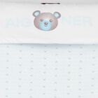 Baby Boys Blue & White Teddy Bear Logo Nest, 2, hi-res