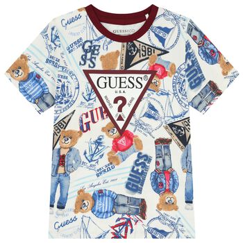 Boys White Logo T-Shirt