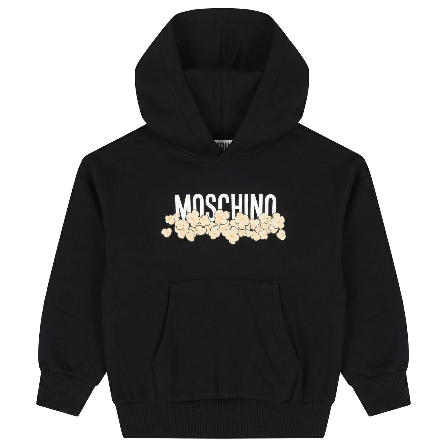 Black Popcorn Logo Hooded Top, 2, hi-res