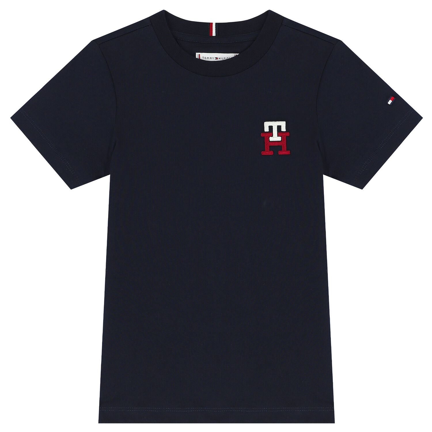 Boys Navy Logo T-Shirt, 2, hi-res