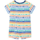Baby Boys Multi-Colored Crossbody Bag Romper, 1, hi-res
