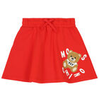 Girls Pink Teddy Logo Skirt Set, 3, hi-res
