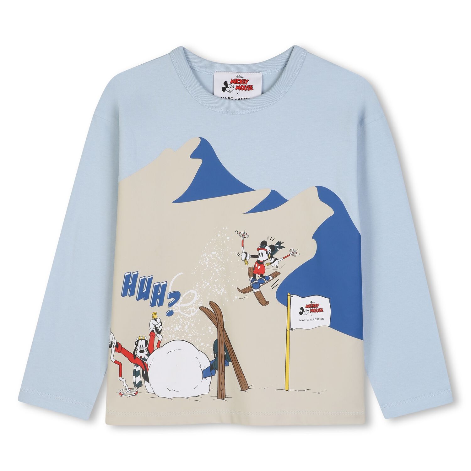 Boys Blue Minnie Mouse Disney Long Sleeve Top, 1, hi-res
