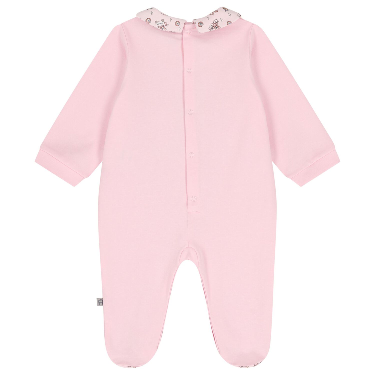 Baby Girls Pink Teddy Bear Logo Babygrow, 2, hi-res