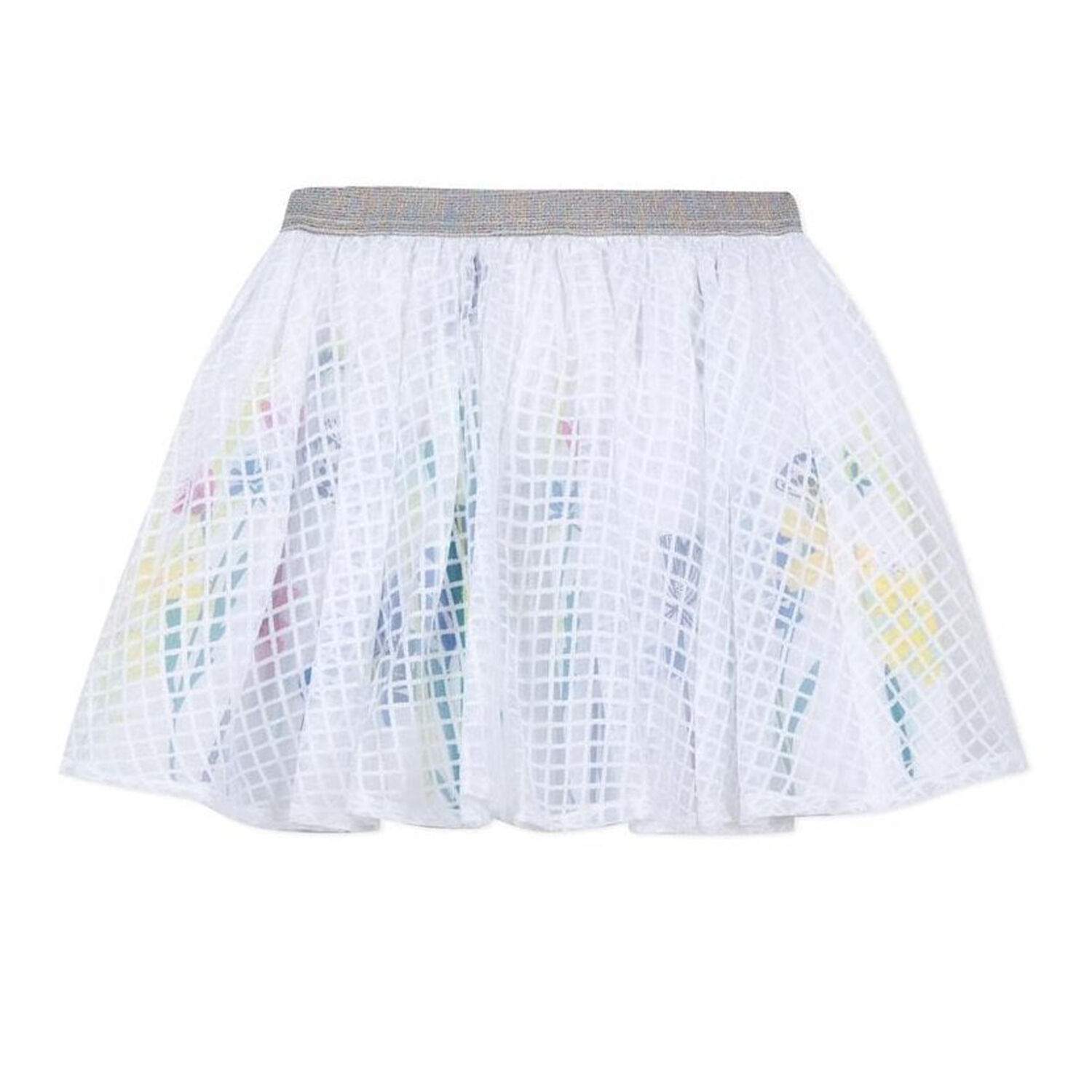 Girls White Skirt, 1, hi-res
