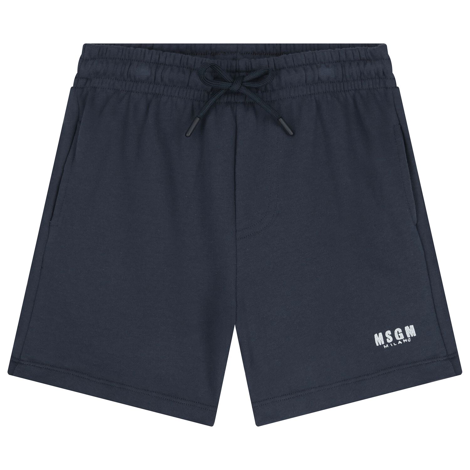Navy Blue Logo Shorts, 4, hi-res