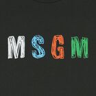 Boys Black Logo T-Shirt, 3, hi-res