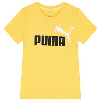 Boys Yellow Logo T-Shirt