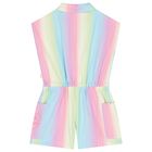 Girls Multi-Coloured Striped Playsuit, 1, hi-res
