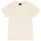 Boys Ivory Aston Martin Logo T-Shirt, 3, hi-res