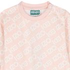 Younger Girls Pink Logo Dress, 1, hi-res