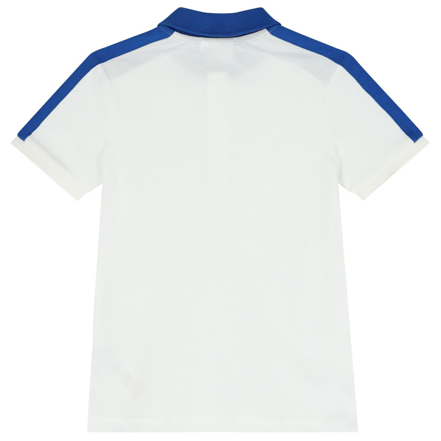 Boys White Logo Polo Shirt, 1, hi-res