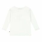 Girls White Logo Top, 1, hi-res
