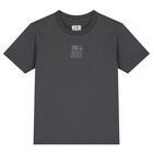 Boys Grey Logo T-Shirt , 1, hi-res