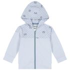 Baby Boys Blue Logo Tracksuit Set, 1, hi-res
