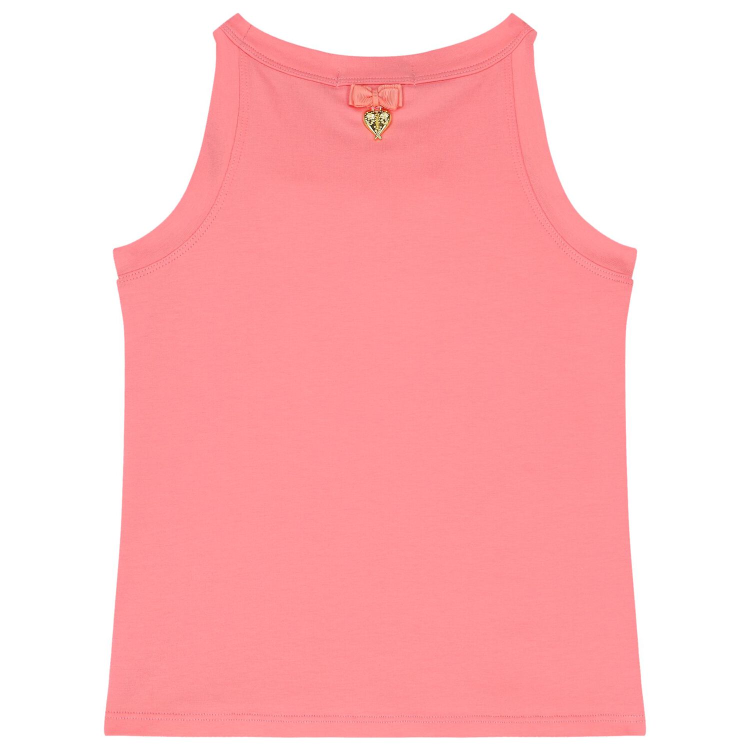 Girls Coral Roses Top, 2, hi-res