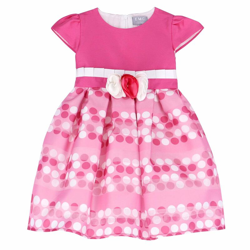 Baby Girls Pink Special Occasion Dress, 1, hi-res image number null