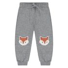 Younger Boys White, Orange & Grey Fox Tracksuit ( 3 Piece ), 3, hi-res