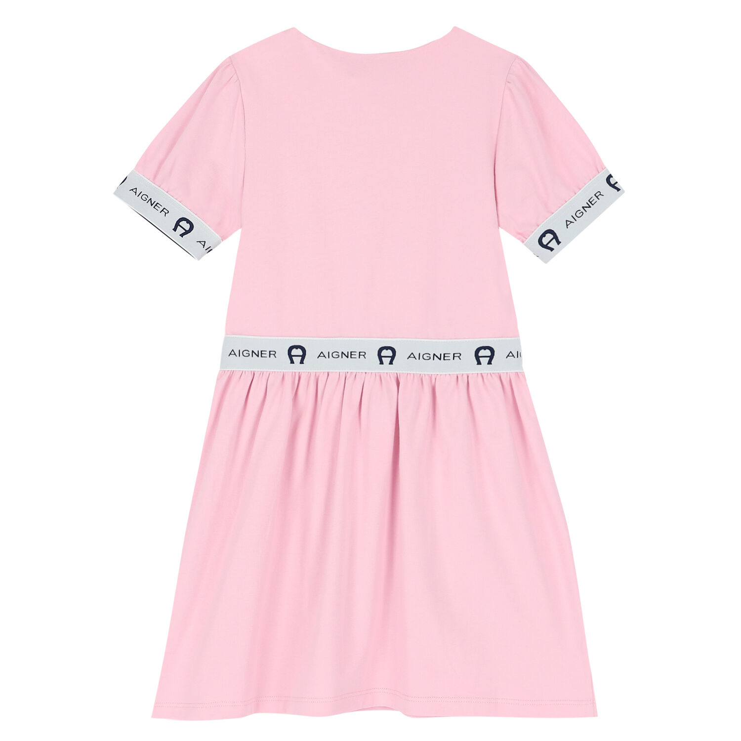 Girls Pink Logo Dress, 2, hi-res image number null