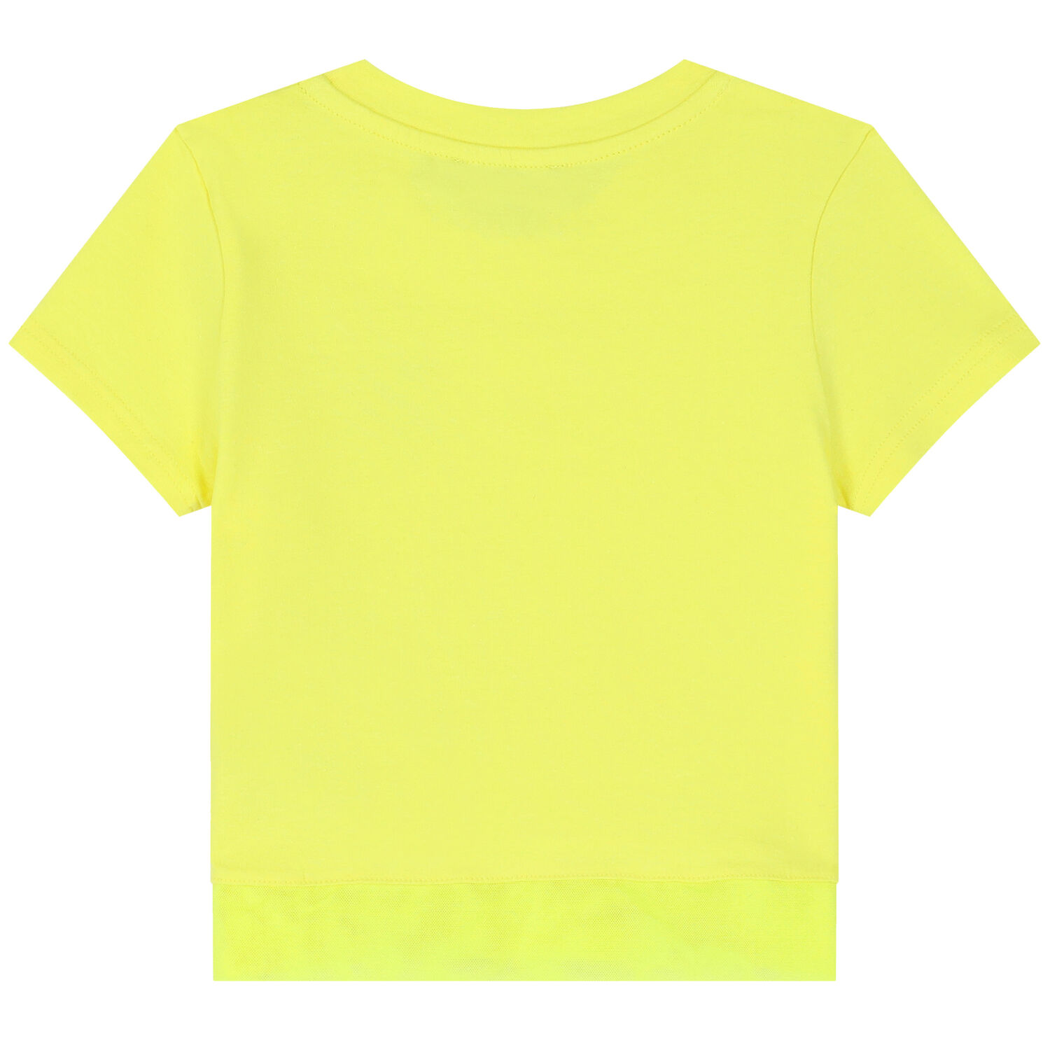 Girls Yellow Logo T-Shirt, 3, hi-res