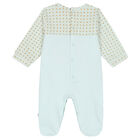 Blue & Gold Logo Babygrow, 1, hi-res