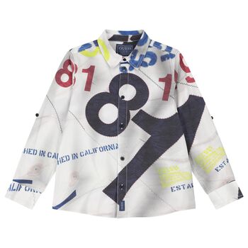 Boys Multi-Coloured Logo Shirt