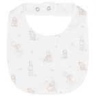 Ivory Bunny & Logo Babygrow Gift Set, 1, hi-res