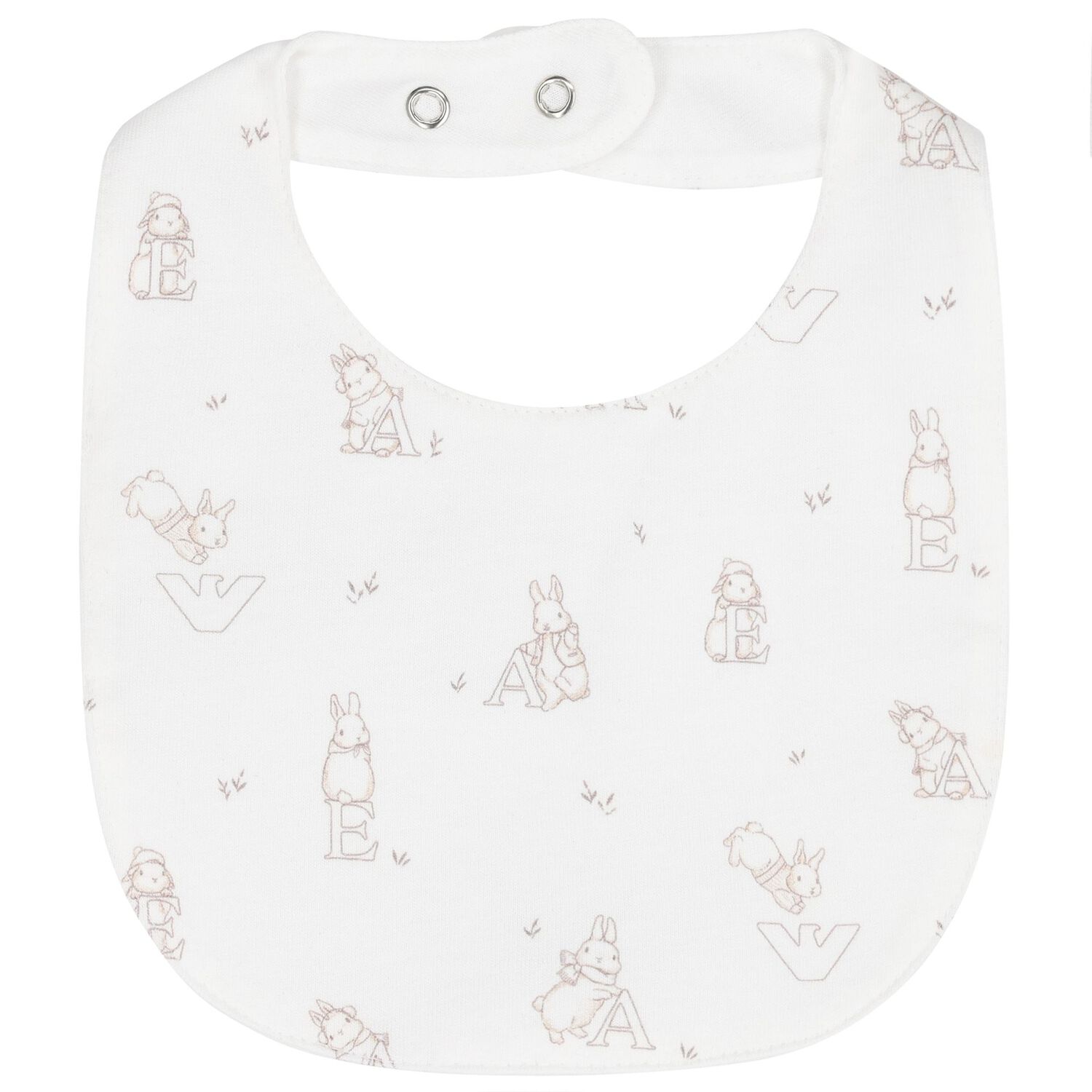 Ivory Bunny & Logo Babygrow Gift Set, 1, hi-res