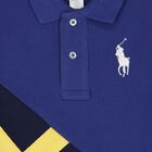 Baby Boys Navy Blue Logo Shorts Set, 1, hi-res