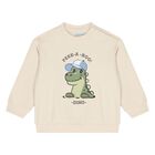 Younger Boys Beige & Green Trousers Set, 1, hi-res