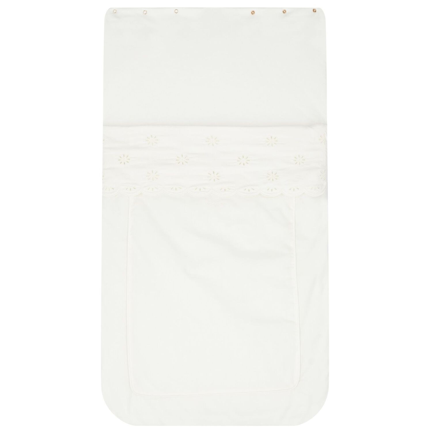 Baby Girls Ivory Logo Nest, 1, hi-res