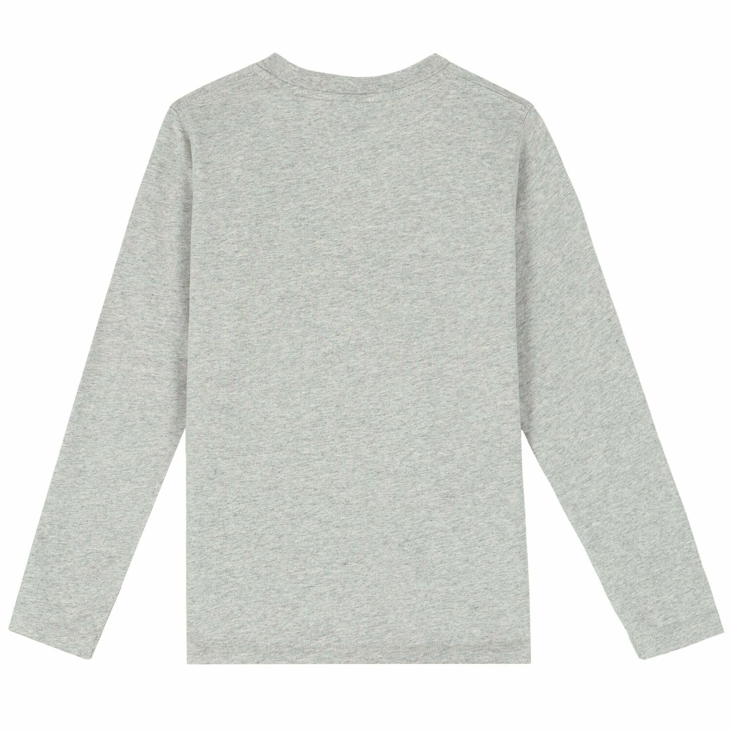 Boys Grey Printed Long Sleeve Top, 1, hi-res