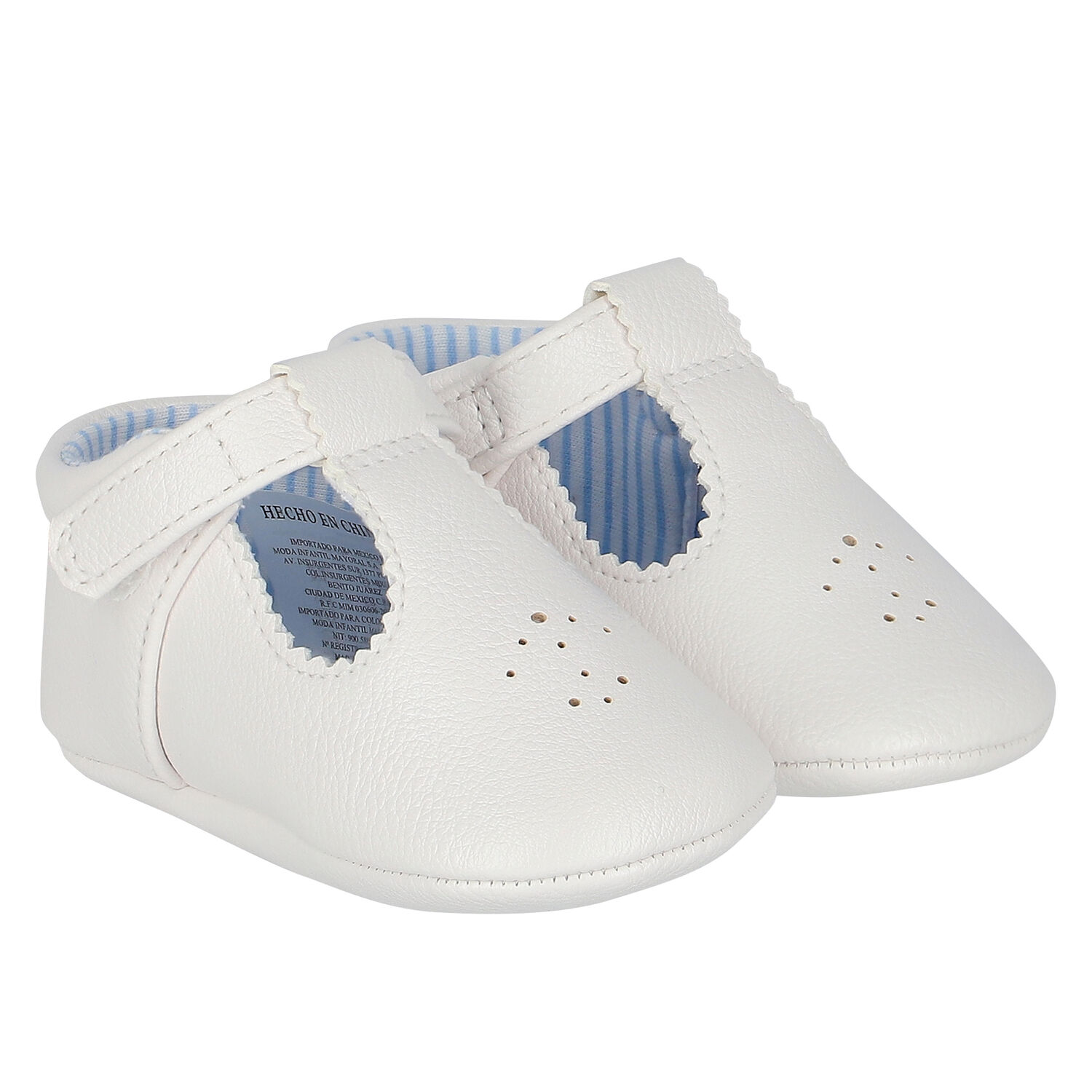 White Pre Walker Baby Shoes, 2, hi-res